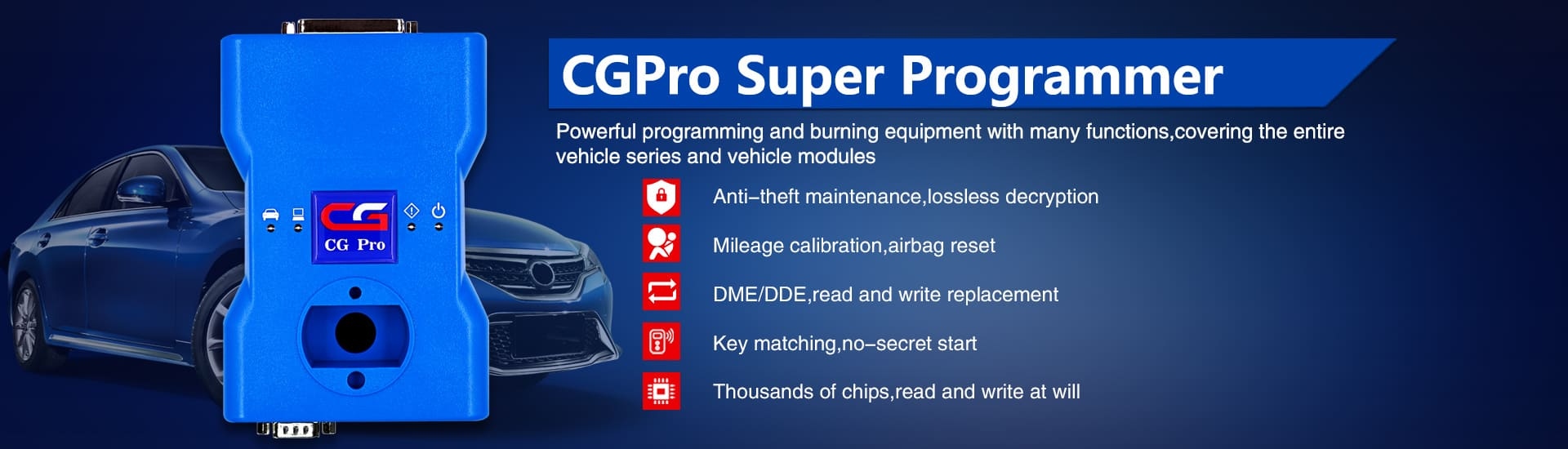 Powerful programming and burning equipment with many functions